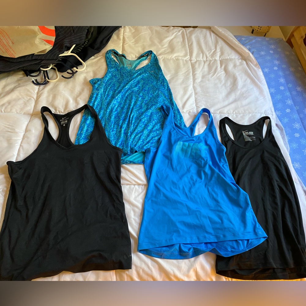 Nike Althetic tanks Bundle of four. Medium.